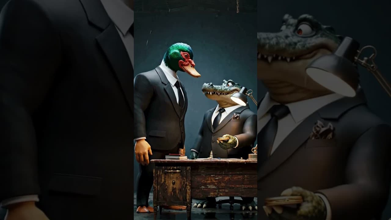🦆 Duck Mafia Boss | EP.3 -The Traitor #aivideo #cinematic #veo3 #animals #ai #brainrot #story #viral